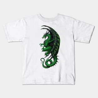 Master Dragon green Kids T-Shirt